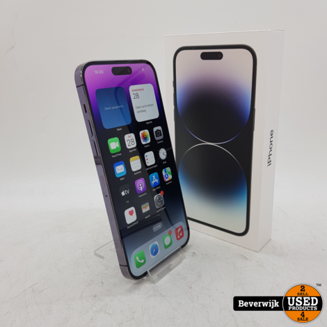 Apple iPhone 14 Pro Max 128GB Accu 93 - In Goede Staat