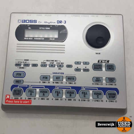 Boss DR-3 Dr. Rhythm Drumcomputer - In Nette Staat