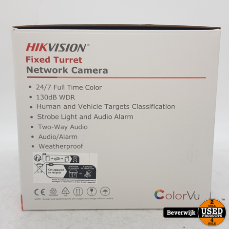 Hikvision DS-2CD2347G2-LU ColorVU 2.0 4MP - NIEUW