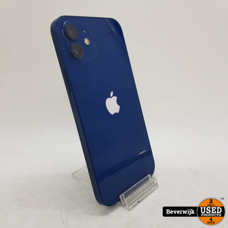 Apple iPhone 12 64GB Accu 100% | Blauw - In Nette Staat