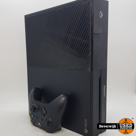 Microsoft Xbox One Spelcomputer Zwart - In Goede Staat