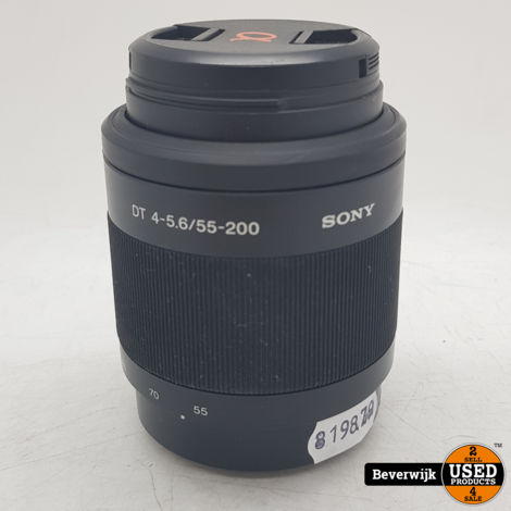 Sony DT 4-5.6/55-200MM Fotocamera Lens - In Goede Staat