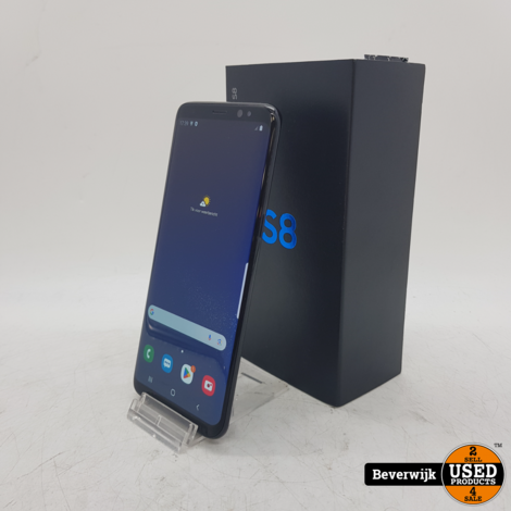 Samsung Galaxy S8 64GB Android 9 Dual Sim - In Nette Staat