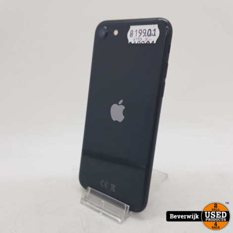Apple iPhone SE 2020 64GB | Accu 92% | Zwart - In Nette Staat