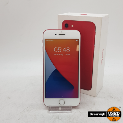 Apple iPhone 7 128GB Accu 96% Rood - In Nette Staat