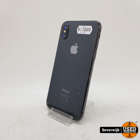 Apple iPhone X 64GB Accu 77 | Barst Op Achterkant - Display Niet Origineel