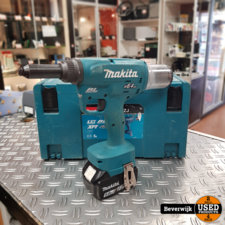 Makita DRV250ZJ Blindklinknageltang t/m 6,4 mm - In Goede Staat