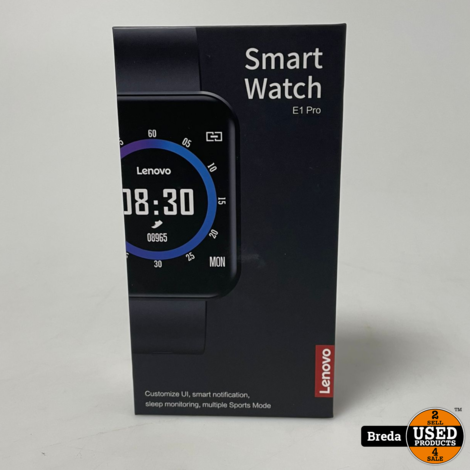 Lenovo Smart Watch E1 Pro | Nieuwstaat met garantie