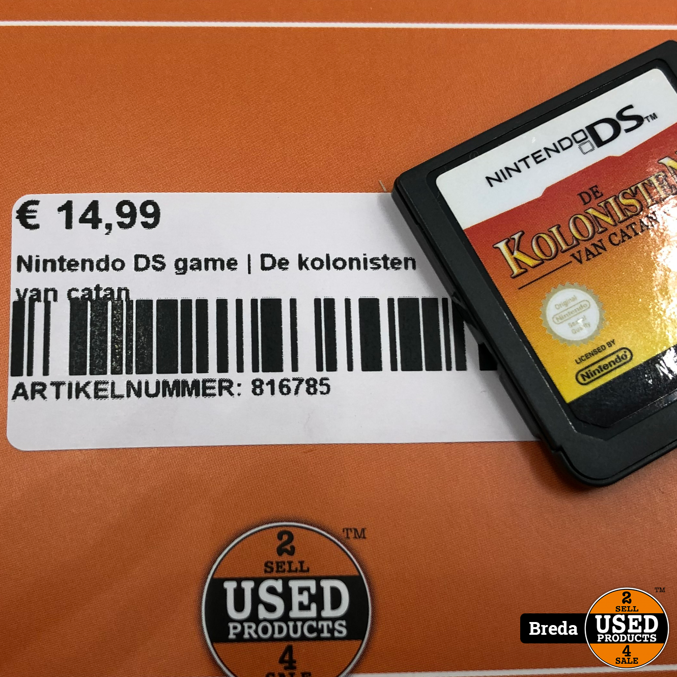 procent kas deelnemer Nintendo DS spel | kolonisten van catan - Used Products Breda