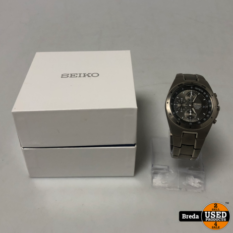Seiko Titanium SND419P1 chronograaf horloge | In doos | Met garantie