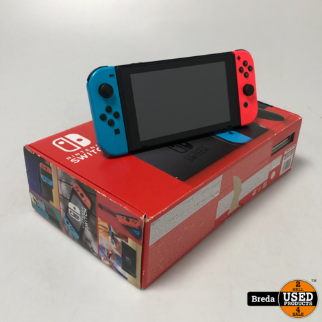 Nintendo Switch 2019 Rood\Blauw | Compleet in doos | Met garantie