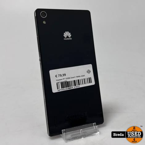 Huawei P7 32GB Zwart | Nette staat | Met garantie