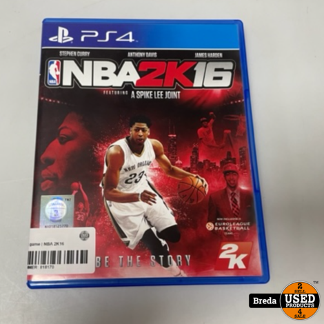 Playstation 4 game | NBA 2K16