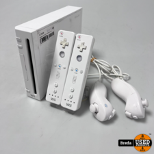 Nintendo Wii wit | Met 2 controllers | Met garantie