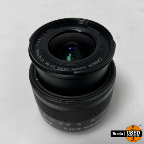 Canon EF-M 15-45mm f/3.5-6.3 IS STM Lens | Met garantie