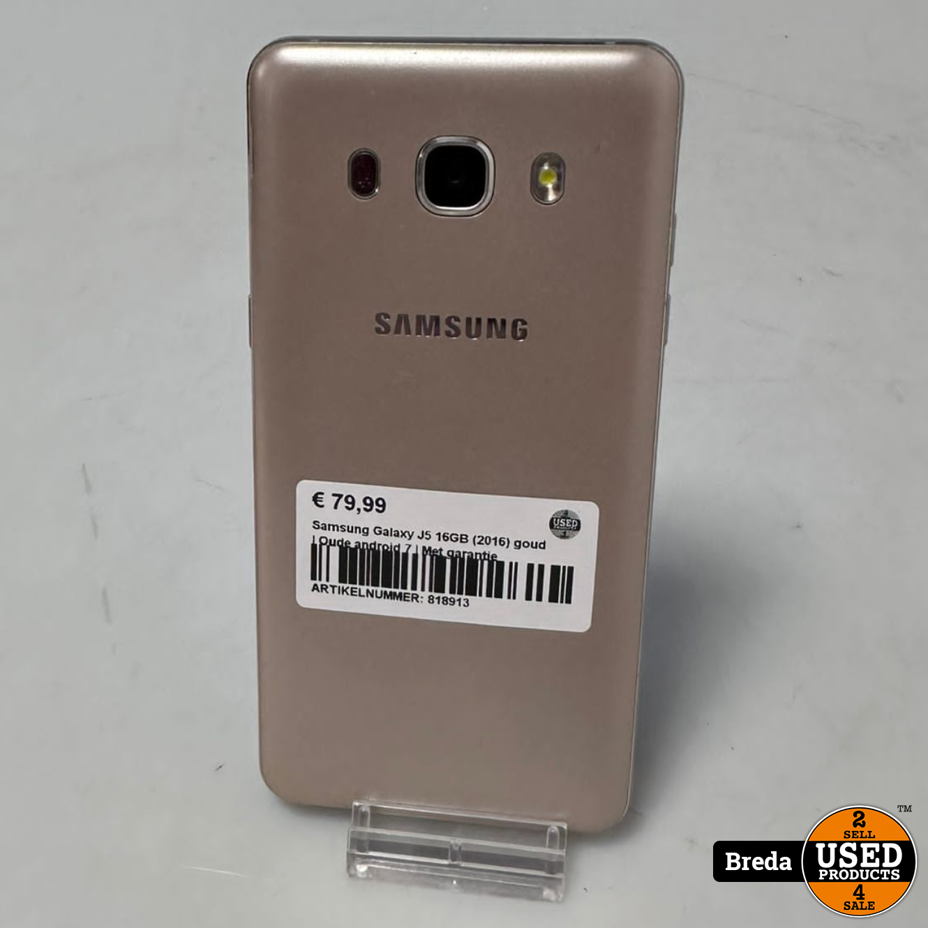 overhead Traditie alledaags Samsung Galaxy J5 16GB (2016) goud | Oude android 7 | Met garantie - Used  Products Breda
