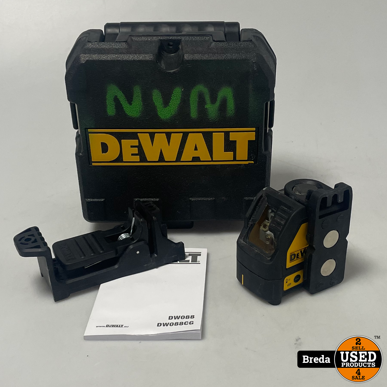 Koningin Hijgend Bijdrage DeWalt DW088CG Groene Lijnlaser | In koffer | Met garantie - Used Products  Breda