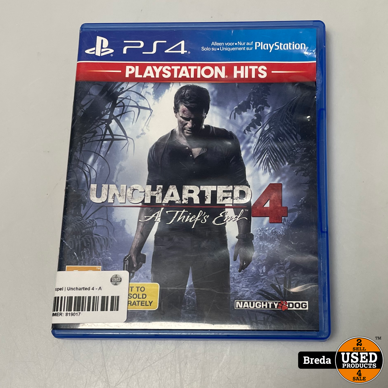 Uncharted 4: A Thief's End - PS4 - Used