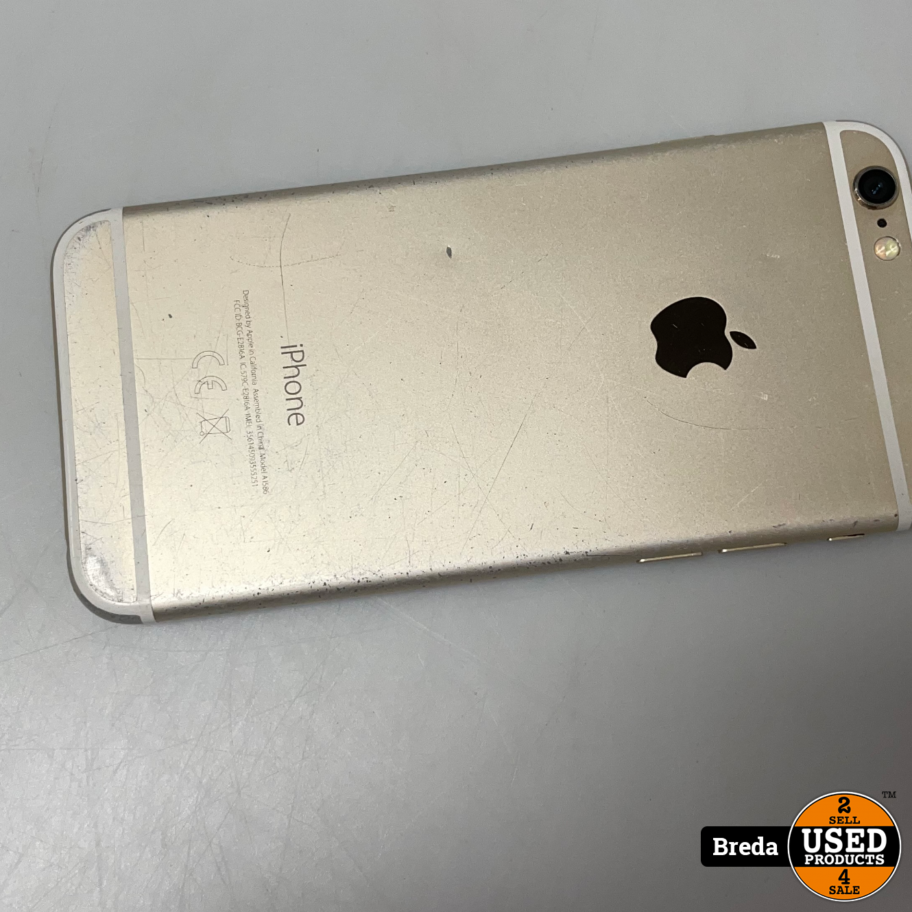 Bek Nauwgezet Phalanx iPhone 6 32GB Goud | Touch-ID stuk | Cameras stuk | Met garantie - Used  Products Breda
