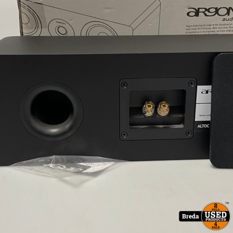Argon Audio ALTO C Middenluidspreker / Speaker zwart | Speakerdraad | Nieuwstaat | In doos | Met garantie