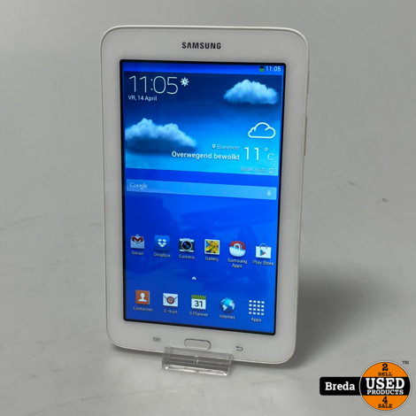 Samsung Galaxy Tab 3 Lite 7.0inch  8GB Wit WIFI | Oude Android | Met garantie