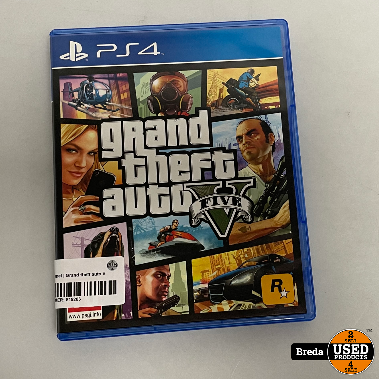 server Ontembare vier keer Playstation 4 spel | Grand theft auto V - Used Products Breda
