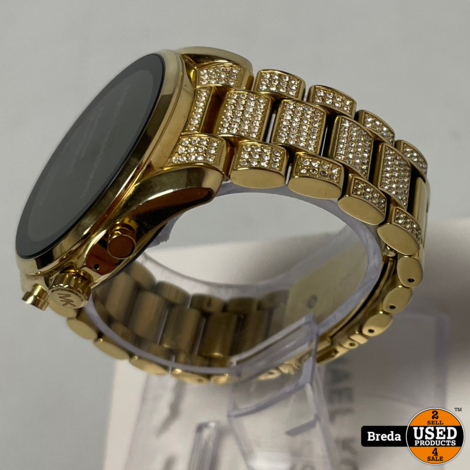 Michael Kors Gen 6 Bradshaw Display MKT5136 Smartwatch Goud 44mm | In doos | Met garantie