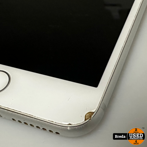 iPhone 8 Plus 64GB silver | In doos | Kleine barst + krassen op scherm | Batterij onderhoud | Met garantie
