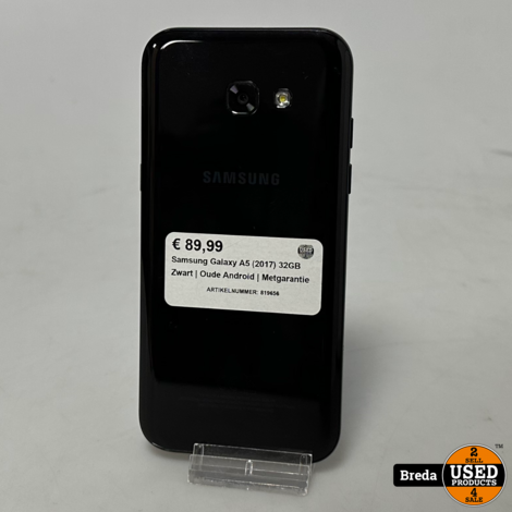 Samsung Galaxy A5 (2017) 32GB Zwart | Oude Android | Metgarantie