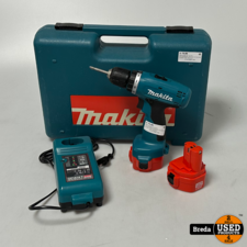 Makita DDF453Z 18V Li-Ion accu boor-/schroefmachine | Met 2 accu's 12V 2.0ah | Met acculader In koffer | Met garantie