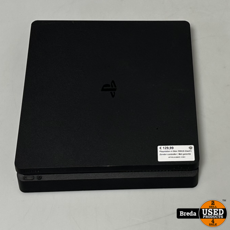 Playstation 4 Slim 500GB Zwart | Zonder controller | Met garantie