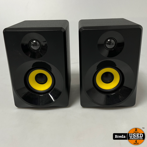 Vonyx SMN30 actieve studio monitor speakers 60W - Zwart | Met garantie