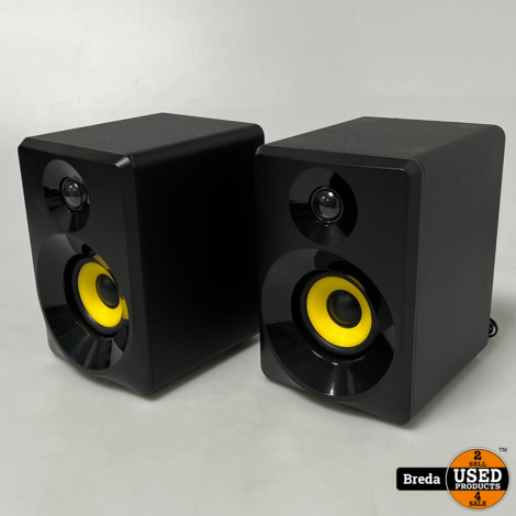 Vonyx SMN30 actieve studio monitor speakers 60W - Zwart | Met garantie