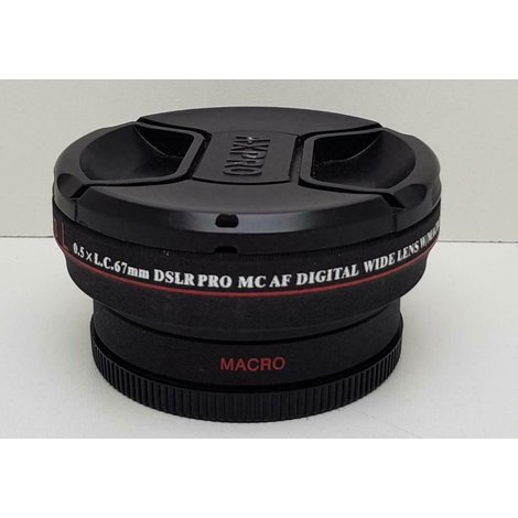 Axpro 0.5x L.C.67mm DSLR PRO mc af digital wide lens W/macro incl 1 maand garantie
