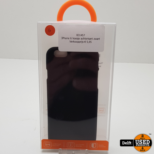 partij bezorgdheid Onvermijdelijk IPhone 7/8 hoesje achterkant zwart - Used Products Delft