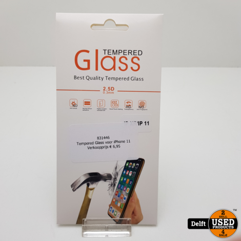 Tempered Glass voor iPhone 11