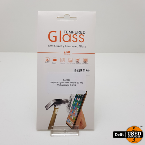 tempered glass voor iPhone 11 Pro