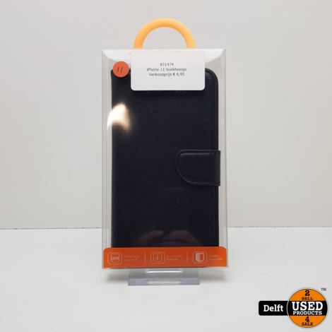 iPhone 11 boekhoesje 1 maand garantie