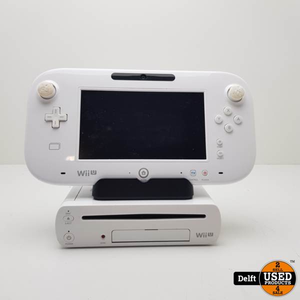 Nintendo Wii U 32GB staat 1 garantie - Used Delft