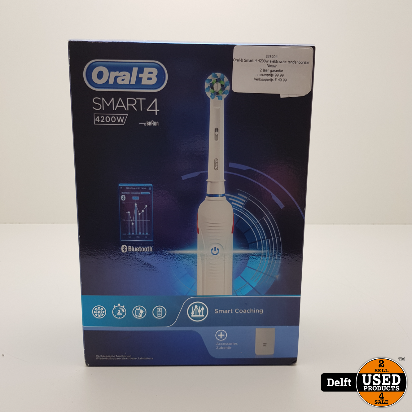 Baffle Kreek Overwegen oral-B Oral-B Smart 4 4200w elektrische tandenborstel Nieuw 2 jaar garantie  - Used Products Delft