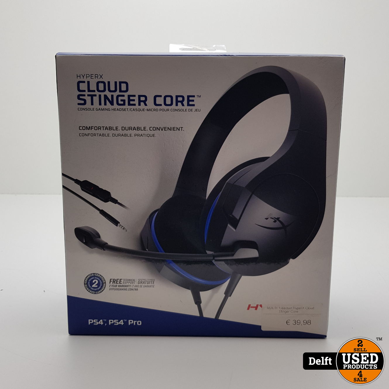 HyperX Cloud Stinger Core gamingheadset zeer nette staat 1 maand garantie -  Used Products Delft