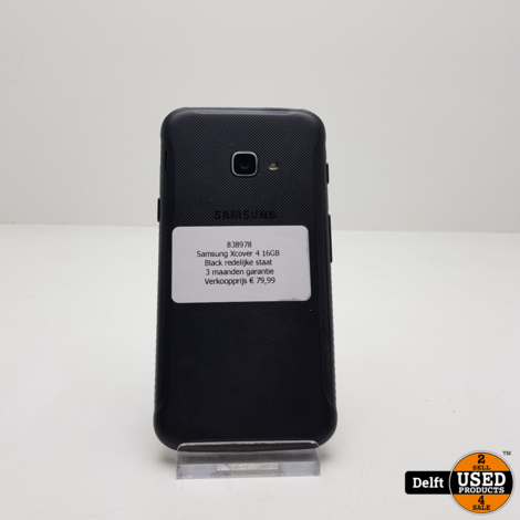 Samsung Xcover 4 16GB Black redelijke staat garantie