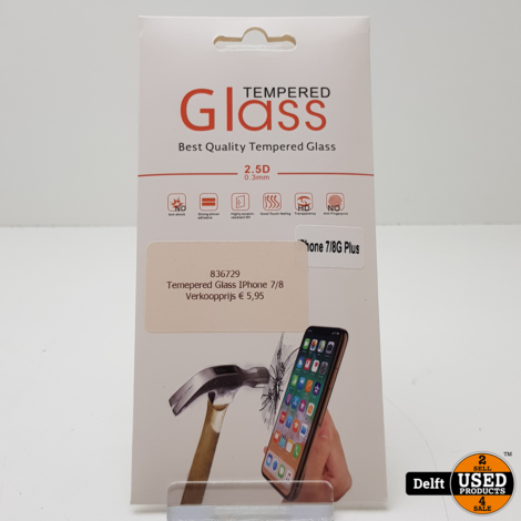 Temepered Glass IPhone 7/8