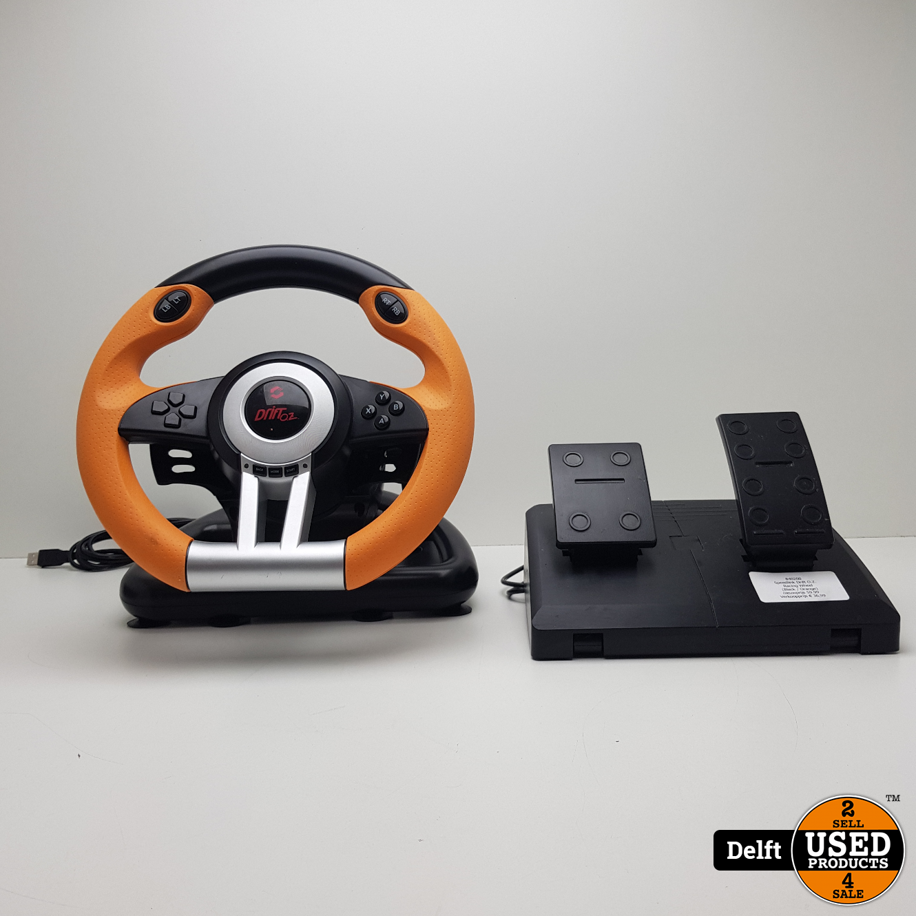 DRIFT O.Z. Racing Wheel PC, black-orange