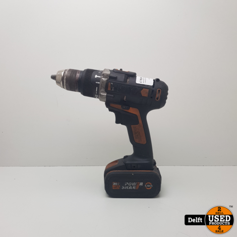 WORX WX372.9 Accu-slagboorschroevendraaier 20 V nette staat 1 Maand garantie