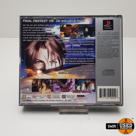 PS1 Final Fantasy VIII 8 PAL Playstation Original Classic