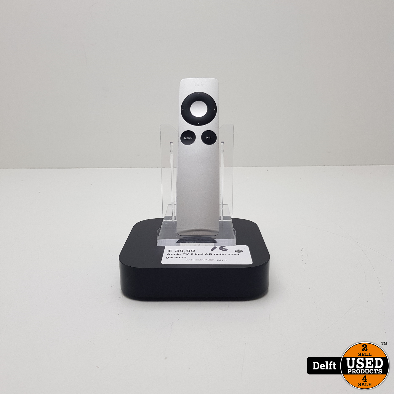 Apple TV 2 incl AB nette staat garantie Used Products Delft