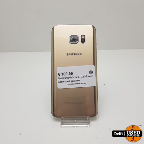 Samsung Galaxy S7 32GB zeer nette staat garantie