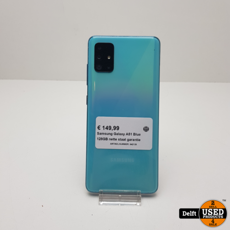 Samsung Galaxy A51 Blue 128GB nette staat garantie