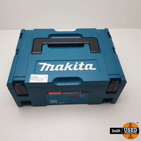 Makita hr2631ft boorhamer 8ooW met koffer garantie